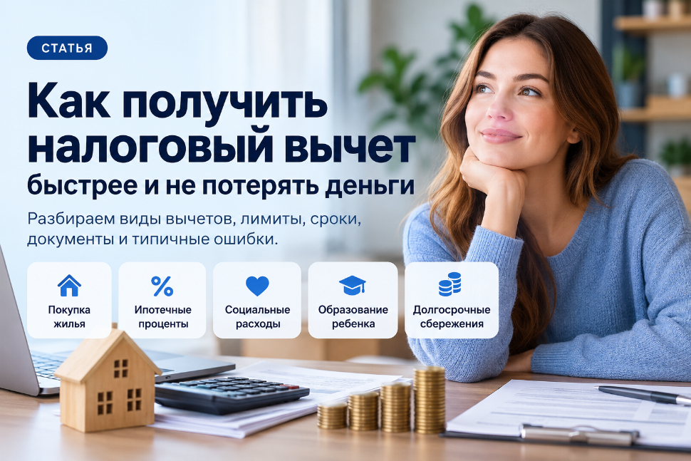Как получить налоговый вычет быстрее и не потерять деньги