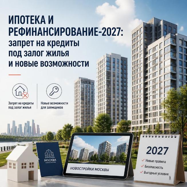 Ипотека и рефинансирование-2027: запрет на кредиты под залог жилья и новые возможности