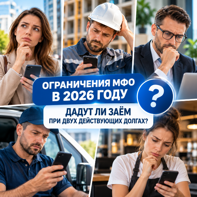 Ограничения МФО в 2026 году: дадут ли заём при двух действующих долгах?
