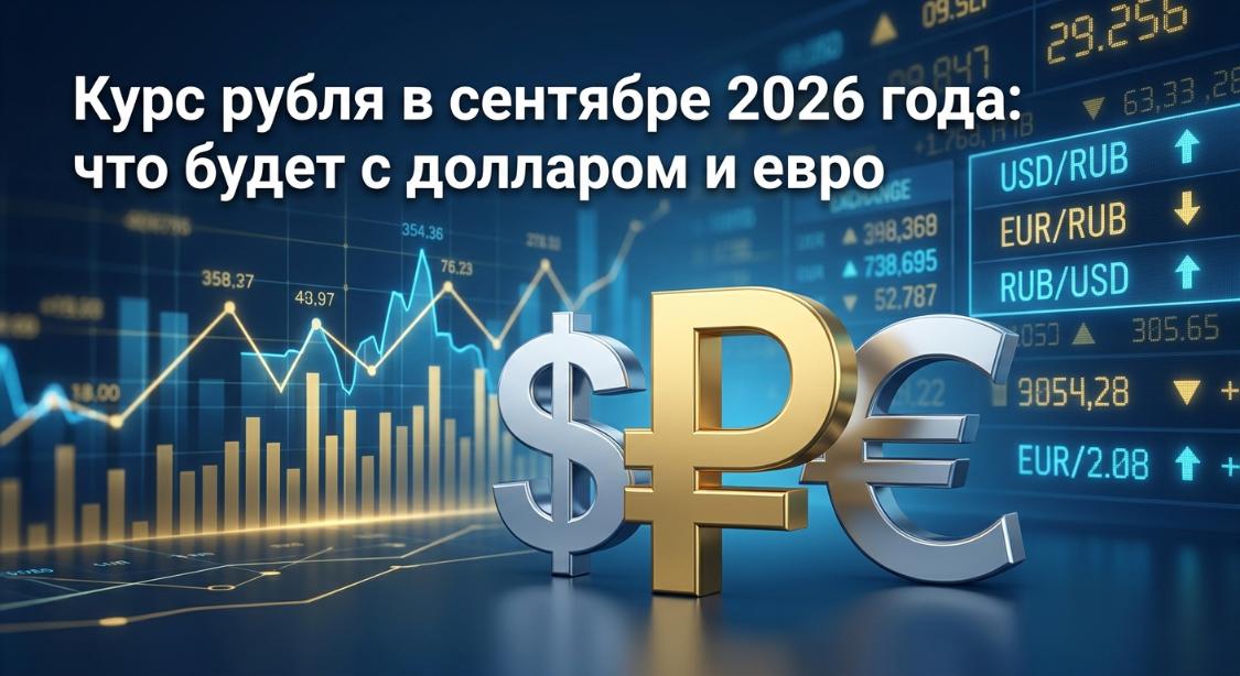 Курс рубля в сентябре 2026 года: что будет с долларом и евро