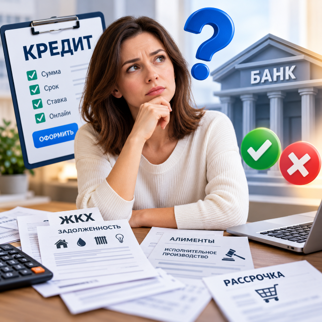 Есть долги — дадут ли кредит? Что проверяет банк перед одобрением