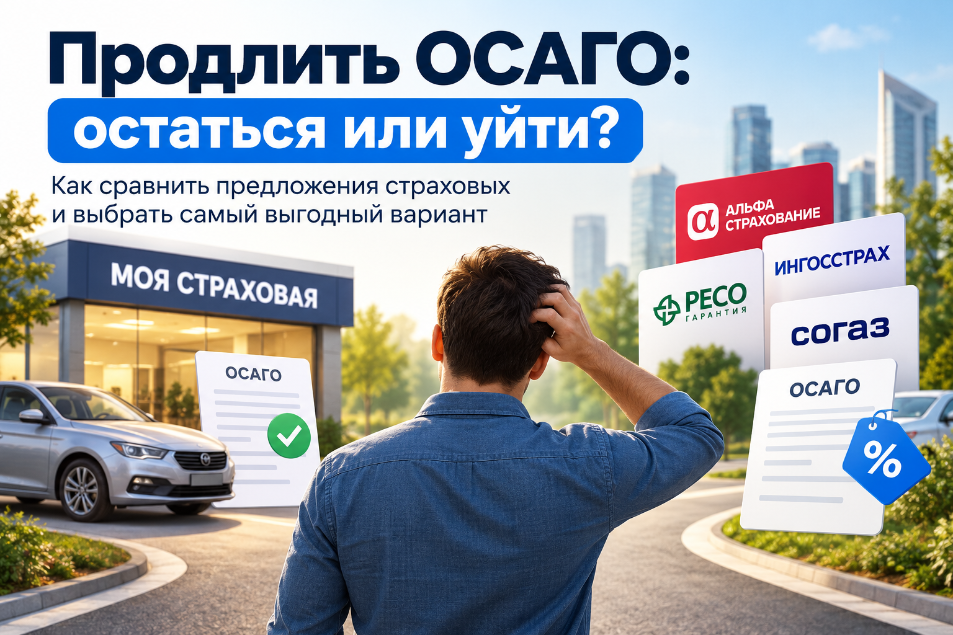 Когда менять страховую при продлении ОСАГО: как сравнить предложения