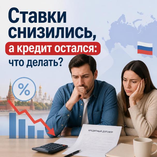 Ставки снизились, а кредит остался: что делать?