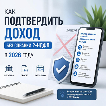 Как подтвердить доход без справки 2-НДФЛ в 2026 году альтернативные документы