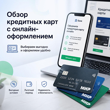Кредитные карты онлайн: как выбрать лучшую, оформить без визита в банк и не переплатить